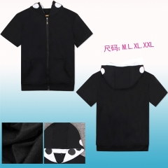 Kagerou Project Cartoon Short Sleeve Hoodie Wholesale Black Anime T-shirt
