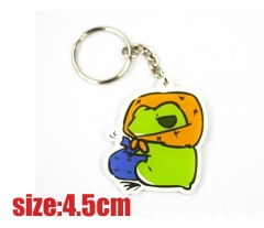 Travel Frog Cosplay Game Decoration Pendant Acrylic Anime Keychain