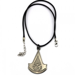 Assassin's Creed Cosplay Bronze Color Pendant Anime Necklace