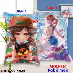 Pokemon Cartoon Fashion Long Style Comfortable Colorful Anime Pillow 40*60CM