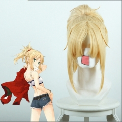 Fate/Apocrypha Mordred Golden Cartoon Cosplay Hair Fate/Grand Order Wholesale Anime Wig