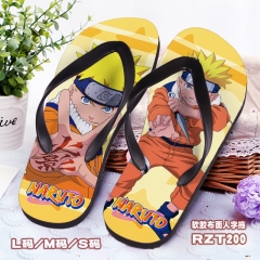 Naruto Cosplay Cartoon Soft Rubber Slippers Anime Flip-flops