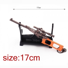 Playerunknown's Battlegrounds Game VSS Sniper Rifle Model Alloy Keychain 17cm