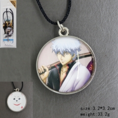 Gintama Cosplay Two Sides Decoration Pendant Anime Necklace