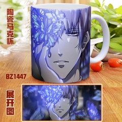 Love and Producer Cartoon Color Printed Ceramics Anime Mug Cup