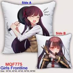 Girls Frontline Cool Style Fashion Comfortable Two Sides Square Anime Pillow 45*45CM