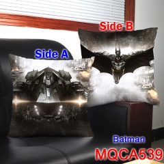 Batman Super Hero Movie Cosplay Two Sides Soft Anime Pillow 45*45CM