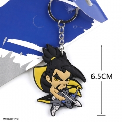 Overwatch Cosplay Game Soft Plastic Hanzo Pendant Anime Keychain