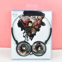 Attack on Titan Cosplay For Listening With Headset Anime Headphone