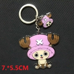 One Piece Chopper Cartoon Cute Pendant Keyring Hot Sale Anime Acrylic Keychain