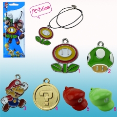 6style Super Mario Bro Anime Necklace