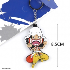 One Piece Cosplay Cartoon Soft Plastic Usopp Pendant Anime Keychain