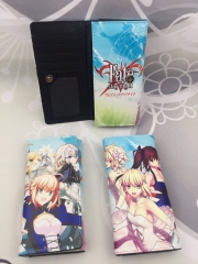 Fate Stay Nnight Packing Cartoon PU Purse Anime Long Wallet