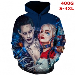 Suicide Squad Cosplay Movie Unisex 3D Color Printing Anime Hoodie