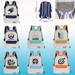 Fairy Tail Anime Cute Cartoon Designs Backpack Canvas Bag