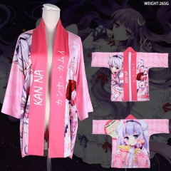 Miss Kobayashi's Dragon Maid Print Pink Cosplay Anime Costume