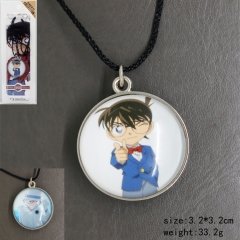 Detective Conan Cartoon Cosplay Two Sides Pendant Anime Necklace