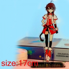 Vocaloid Yuezheng Ling Cartoon Acrylic Model Figure Double Side Printed Anime Standing Plates 17cm