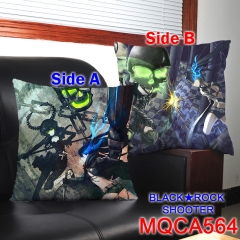 Black Rock Shooter Fancy Cartoon Comfortable Two Sides Anime Pillow 45*45CM