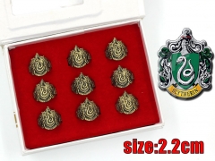 Harry Potter Slytherin Cartoon Jewelry Wholesale Anime Ring Set Of 9 With Box