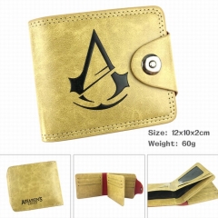 Assassin's Creed Cartoon Purse Wholesale PU Fold Snap Anime Wallet