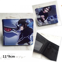 Naruto Anime Uchiha Sasuke PU Leather Cartoon Wallet