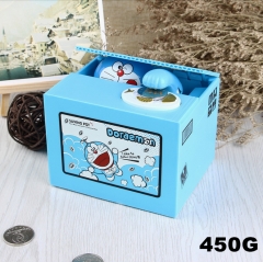 Doraemon Funny Stealing Money With Music Toy For Kid Anime Money Pot