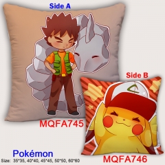 Pokemon Cute Cartoon Soft Good Quality Square Anime Pillow 45*45CM