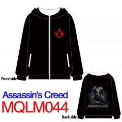 Assassin's Creed Action Game Print Cosplay High Quality With Hat Anime Hoodie