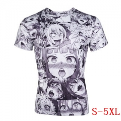 Fashion Cartoon Cosplay 3D Print High Quality Anime Short Sleeve T Shirts