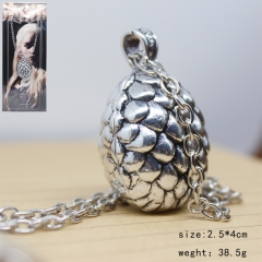 Game of Thrones Cosplay Dragon's Egg Pattern Pendant Anime Necklace