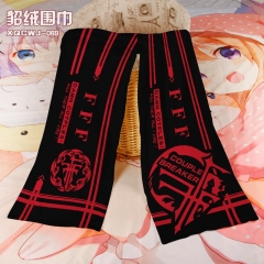 FFF Cosplay Colorful Mink Velvet Material Anime Scarf