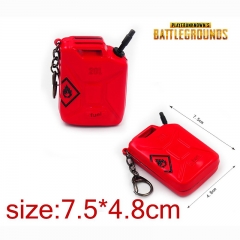 Playerunknown's Battlegrounds Red Barrels of Gasoline Model Game Anime Keychain Pendant