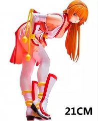 Dead or Alive KASUMI Hot Game Toys Wholesale White Color Anime Figure 21CM