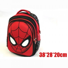 Marvel Spider Man Hot Movie Cartoon Bag Wholesale Black Anime Canvas Backpack For Children