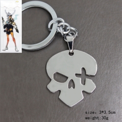 Overwatch Skull Good Quality Fashion Style Anime Alloy Keychain