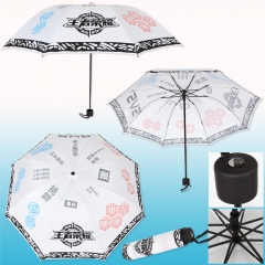 King Of Glory Cartoon New Style White Wholesale Fold Anime Umbrella