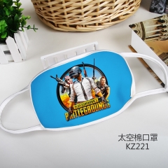 Playerunknown's Battlegrounds Color Printing Space Cotton Material Anime Mask
