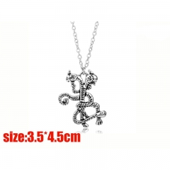 Stranger Things Hot Sale Movie Fashion Jewelry Anime Alloy Necklace 30g