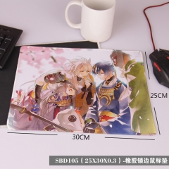 Touken Ranbu Online Rubber Anime Mouse Pad