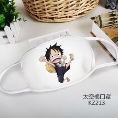 One Piece Color Printing Space Cotton Material Anime Mask
