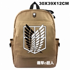 Attack on Titan For Student Cosplay Canvas Anime Backpack Bag