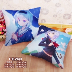 Ryuoh no Oshigoto Cosplay Cartoon Chair Cushion Anime Pillow 45*45cm