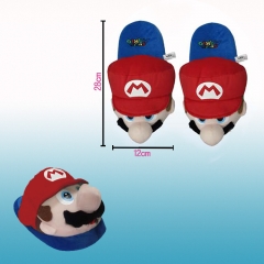 Super Mario Bro Anime Plush Slipper