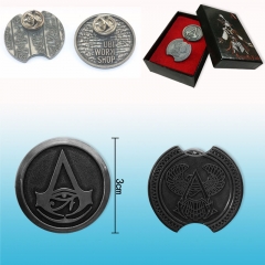 Assassin's Creed Cosplay Decoration Anime Brooch