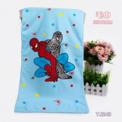 Spider Man Cartoon Towel Wholesale Anime Bath Towel 35*70CM