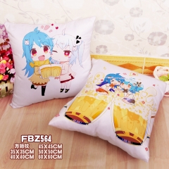 Bilibili Cartoon Soft Wholesale Printed Square Anime Pillow 45*45CM