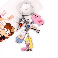 Gravity Falls Decorative Cosplay Pendant Cartoon Anime Keychain
