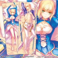Fate Stay Night Sexy Girl Anime Two Sides Soft Pillow 50*150CM