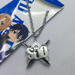 Sword Art Online Cartoon Home Jewelry Wholesale Black Anime Necklace